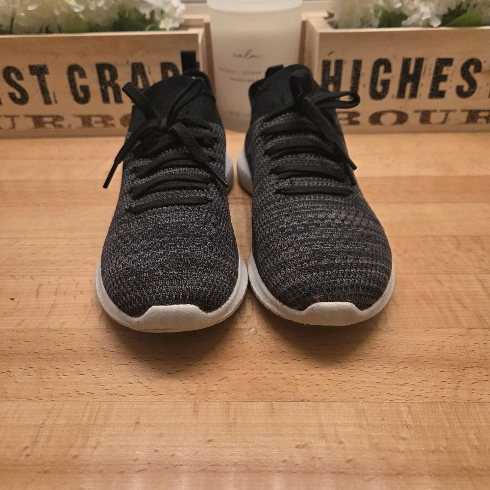 Skechers Women's Ultra Flex Statements Sneakers Black/Gray Athletic Shoes Sz 7.5